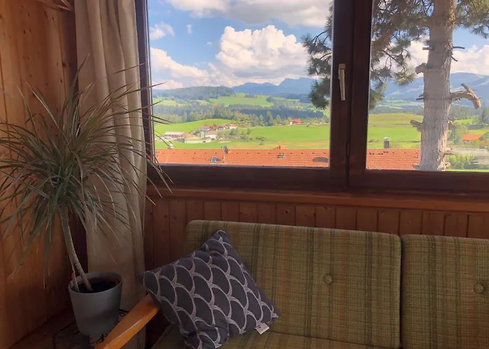 アパート Panoramaapart - Alpzeit Im Westallgaeu オーバーロイテ